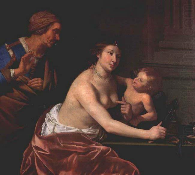 BIJLERT, Jan van Venus and Amor and an old Woman china oil painting image